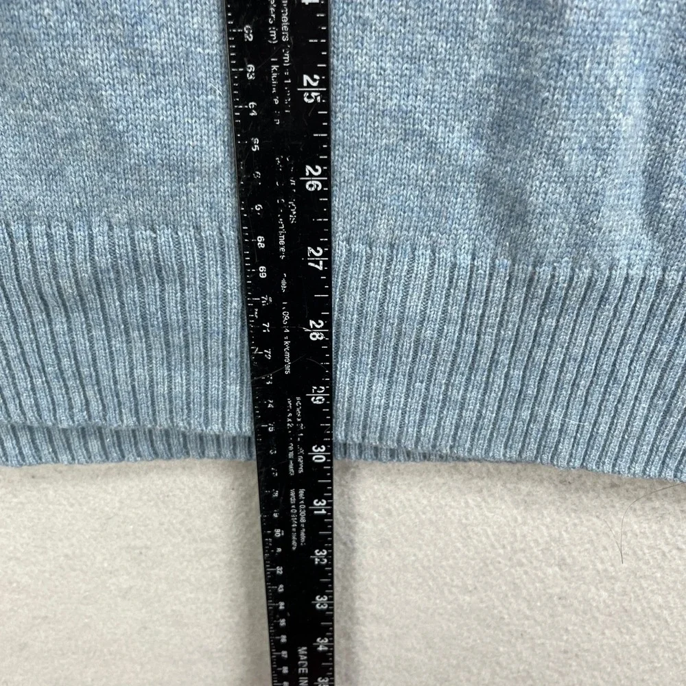 Banana Republic Sweater Mens XL Blue Lambs Wool Crew Pullover Classic Soft Y2K